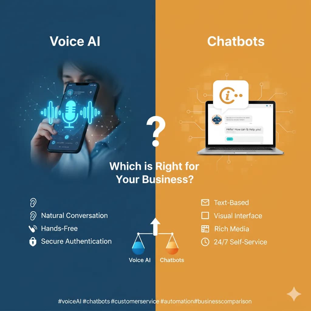 Featured image for Voice AI vs Chatbots: Which is Right for Your Business?